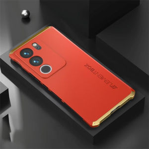 Casing For VIVO V30 5G V30 Pro V29 5G V27 5G V27 Pro V25 Pro V23 5G V15 V15 Pro V11i V9 1819 1818 1806 1723 Luxury Anti Drop Hard Metal Border Phone Case