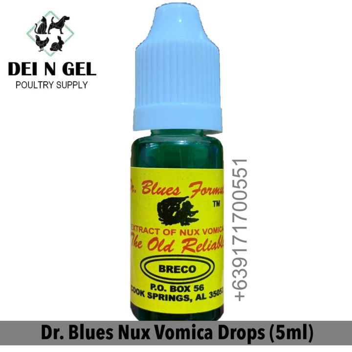 HOT SFBRB Dr. Blues Nux Vomica Drops for Gamefowl 1 BOTTLE