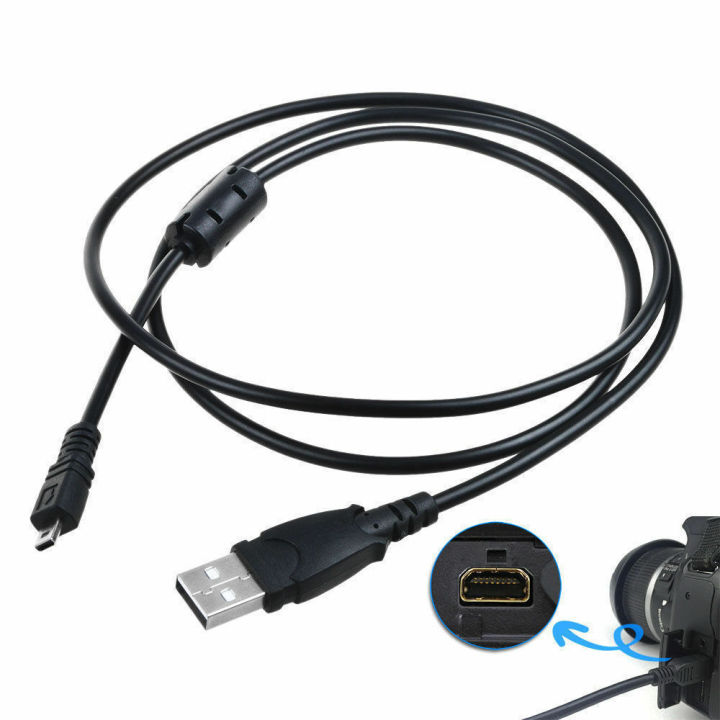 USB Charger Data Cable Cord For Nikon Coolpix S4100 S2800 Camera