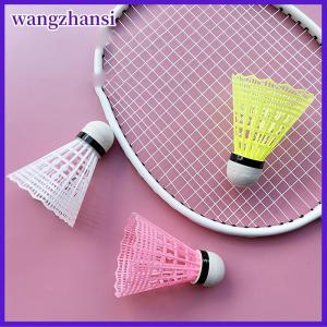 wangzhansi 5 cái homehold trong nhà bền thể thao cầu lông cầu lông nhựa nylon đào tạo bóng
