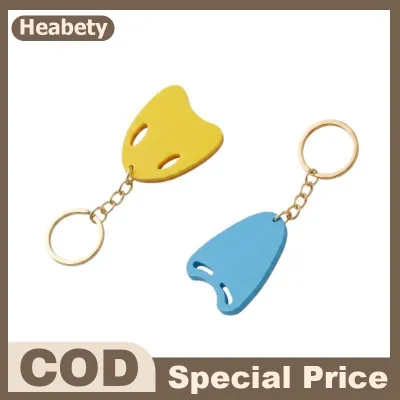 Heabety 1 2Pcs Swimming Keychain Sports Style Keyring Swimming Board Keychain Pendant Sports Style Bag Charm Mini Float Key Holder