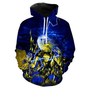 2025 New New Classic Gothic Vintage Horror Skull 3D Print Hoodie New Fashion Mens Sweatshirt Tops Hip-Hop Harajuku Men Autumn Pullover