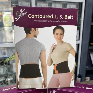 Đai cố định cột sống cao cấp Flamingo Contoured Lumbar Sacro Belt [OC-2006] Đai hỗ trợ thắt lưng