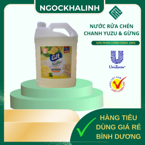 Nước rửa chén Chanh Yuzu & gừng can 3.8kg