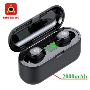 Tai nghe bluetooth 5.3 phiên bản mới chống nước cao cấp kèm mic tăng giảm âm lượng - Tặng nút tai nghe thay thế