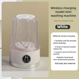 3L Portable Mini Washing Machine and Dryer，Blue light design，With rotary dryer 3Multiple modes available for selection