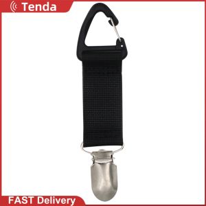 Lightweight Canvas Hat Clip on Bag Carabiner for Outdoor Sports Durable Hat Holder Clip for Camping and Climbing