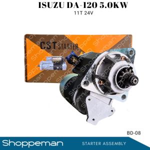 ISUZU DA-120 DA120 STARTER ASSEMBLY 5.0KW 11T 24V BD-08
