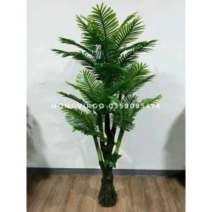 Cây dừa giả cảnh - cao 170cm - Cây giả hoa lụa Decor trang trí nhà cửa