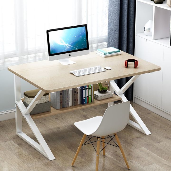 SAKULA Writing Desk Home Office Table Nordic Computer Game Table Modern ...