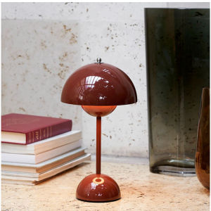 Night Light Creative Light Light Bed Lamp Table Lamp Flower Bud Lamp Half Circle Shape Nightstand MO