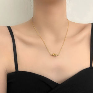 Kalung Necklace Ikatan Kesetiaan Cinta Untuk Wanita 100% Baja Titanium Populer / Kalung Wanita / Kalung Tahan Karat dan Luntur