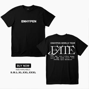 ENHYPEN Design Tee - Music Star Series Fans T-shirt For Mens And Womens Shirts Thick Cloth Cotton