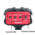 Saramonic SR-AX100 มิกเซอร์ ออดิโอ อินเตอร์เฟสและมิกเซอร์ มิกเซอร์จิ๋ว สำหรับ DSLR Microphone Recording. 