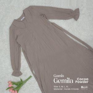 Gamis Crinkle Model Baru / Gamis Patern Etnik yang Unik / Gamis Gemila by Hijab Hayuri