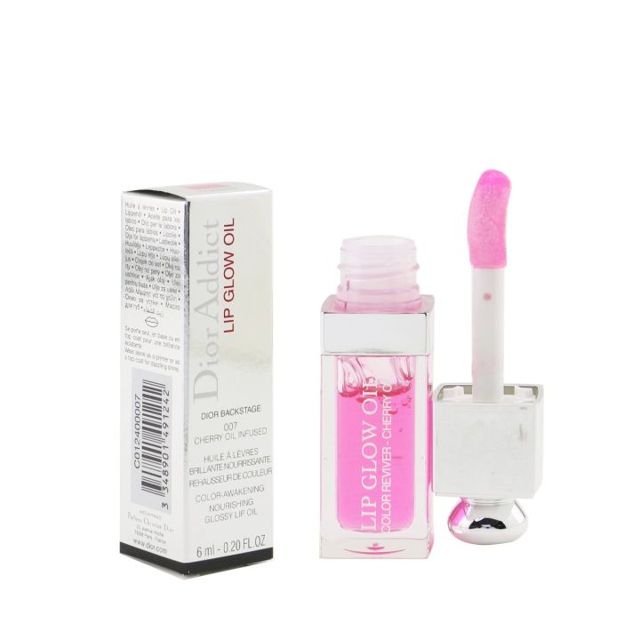 Dior Addict-Lip Glow Oil 6ml 007 Raspberry Nourishing Lip Oil