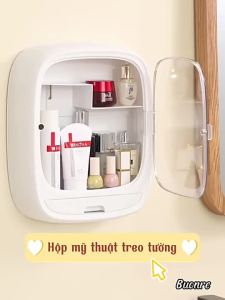 Tủ Đựng Mỹ Phẩm Dán Tường Cao Cấp Tủ Dán Tường Hokori - Tặng Kèm Miếng Dán Siêu Chắc Chắn 3635