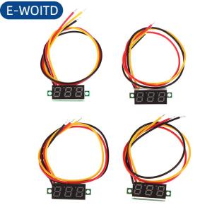 E-WOITD  1 cái 0.28 inch DC LED kỹ thuật số vôn kế có thể điều chỉnh DC 0-100V điện áp Meter