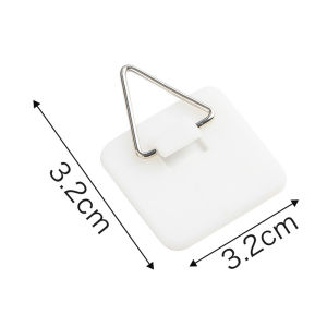 10pcs Plate Hooks Wall Plate Hanger Display Holder Portable Adhesive Picture Hanger Home Art Decor Accessories