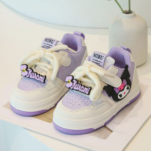 Childrens high top soft fashionable sports shoes girls cute cartoon anti slip breathable casual shoes