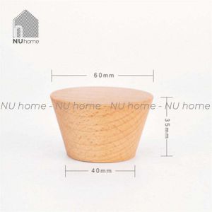 Móc gỗ treo đồ gắn tường hình nón | nuhome.vn | treo quần áo mũ nón thiết kế đơn giản đa năng và tiện dụng