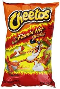 Snack Cheetos Crunchy Flamin Hot cheddar jalapeno cheese cheetos puff 226.8-255.1g