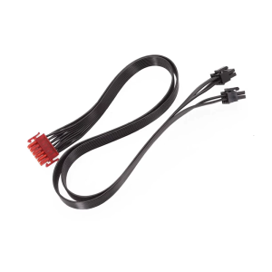 GPU 12 Pin Graphics Video GPU 12 Pin Male to Double GPU 8Pin Male Sleeved Splitter Power Extension Cable Replacement
