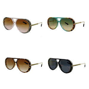 Hiện đại kính râm mắt cỡ lớn Đôi Chùm in da báo khung mặt trời bảo vệ kính eyewears cho phụ nữ kỳ nghỉ