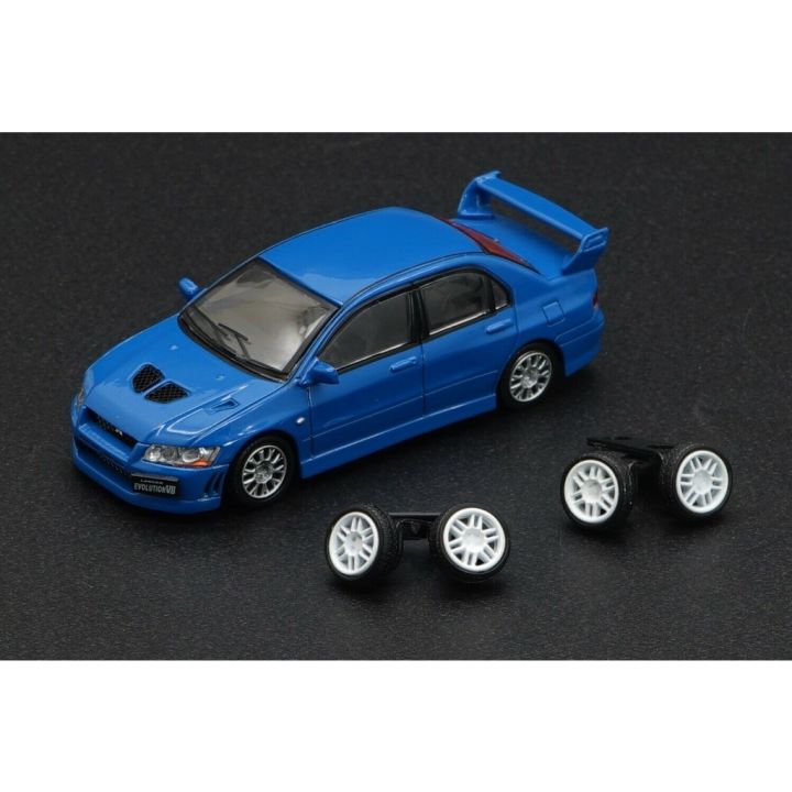 Modèle Réduit 1/64 Mitsubishi Lancer EVO X – Blanc, Conduite à Gauche, Marque BM Creations, Neuf