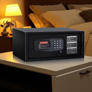 Password anti-theft all-steel small hotel safety deposit box electronic password safe specially designed for hotel room