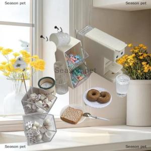 [COD] Season pet กระเป๋าใส่ชา กาแฟกล่องเก็บแคปซูลของเล่นในครัวอุปกรณ์เสริมตุ๊กตาขนาด1 6 1ชิ้น