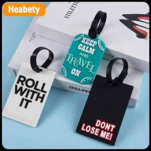 【2-3 days delivery】 1PC Travel Accessories Luggage Travel Tag Silica Gel Suitcase Labels Name ID Address Tags Baggage Boarding Tag Portable Label