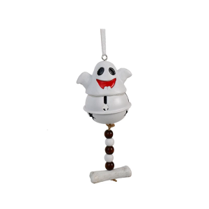 Nhựa Halloween bóng ma windchime trang trí với chuông kim loại cho cửa sổ tường đồ trang trí lễ hội chủ đề Kỳ Lạ