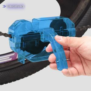 YINGRAN3 Xách Tay Xe Đạp Chuỗi Cleaner Xe Đạp Bàn Chải Scrubber Công Cụ Rửa Leo Núi Đi Xe Đạp Làm Sạch Kit Ngoài Trời Phụ Kiện Chuỗi Làm Sạch