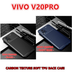 VIVO V20PRO CARBON FIBER TEXTURE SOFT TPU BACK CASE