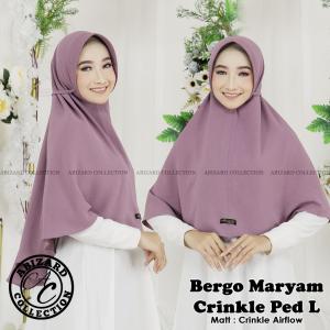 HIJAB BERGO MARYAM CRINKLE PED SIZE L (Crinkle Airflow)