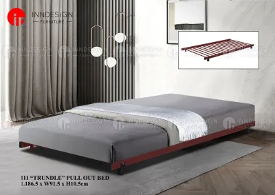 [INNDESIGN.SG] Single Pull Out Bed (4 Colors) (Fully Assembled and Free Delivery)