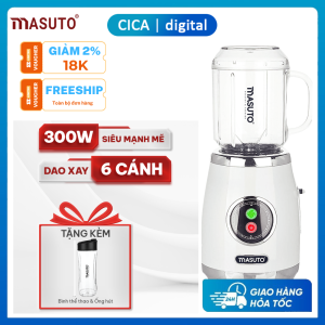 Máy xay sinh tố đa năng Masuto Blender - Thiết kế độc quyền mạnh mẽ chống trượt an toàn - Bảo hành 12 tháng