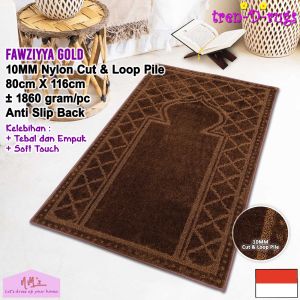 Tren-D-rugs Karpet sajadah sejadah imam masjid mesjid plush 3d timbul permadani bulu tebal halus anti slip 80 cm x 116 cm - NMs