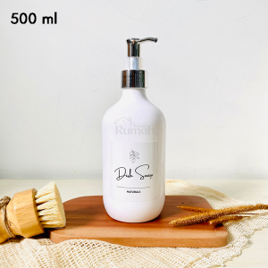 NATURALS - Botol Sabun Isi Ulang Pump 500 ML 300 ML PUMP SILVER Rose Gold Pin