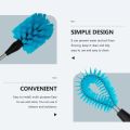 【TheCoachesJournal】3 in 1 Stainless Steel Water Bottle Brush Set Long Handle Water Bottle Scrubbing Brush Bristle Built for Cleaning Narrow Neck Bottles Sport Bottles Baby Bottles Coffee Mugs Tumblers, Flask, Round Head. 