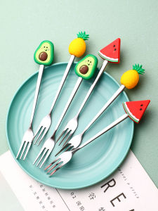 CNMF 1 Cái Nĩa Trái Cây Nĩa Tráng Miệng Inox 430 Dĩa Đựng Bánh Dễ Thương Cho Trẻ Em