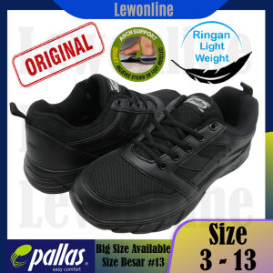 PALLAS JAZZ SCHOOL SHOES LO CUT SHOE LACE BLACK 3060206BK