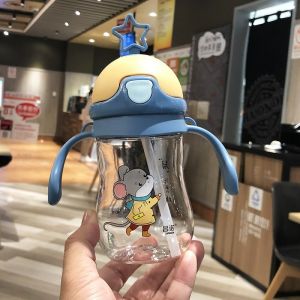 BOTOL AIR MINUM ANAK BAYI CANGKIR BINTANG PEGANGAN TALI UKURAN 380 ML BPA FREE