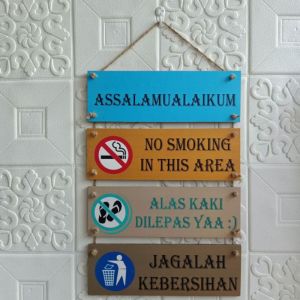 DILARANG MEROKOK HIASAN DINDING