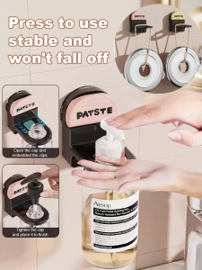 🔥Hot Sale🔥Household Suction Cup Hanging Rack Toilet Hand Sanitizer Organizer Suction Cup Shampoo Holder Wall Mounted Bathroom Organizer No Drill Soap Dispenser Mount For Shower Gel Conditioner Bath Tub Storage Suction Cup Holder