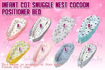 Star Baby Positioning Baby Bed Infant Cot Snuggle Nest Cocoon