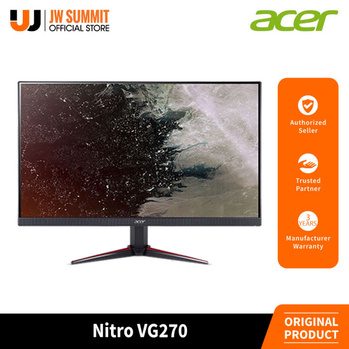 Acer Nitro VG270 Pbiip 27" 1920 x 1080 FHD 144 Hz 1ms VRB Gaming