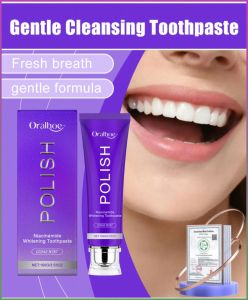 Cleansing Stain-removing Toothpaste Protects Tooth Enamel And Freshens Breath Toothpaste Effectively Removes Stains Restores White Teeth With A Gentle Formula Oral Care Cream Fresh Breath Toothpaste 温和去渍牙膏