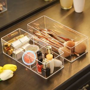 JIANZ Acrylic Dressing Table For Female Compartment Lipstick Classification Sundries Desktop Drawer Storage Box Divider Box Makeup Layered